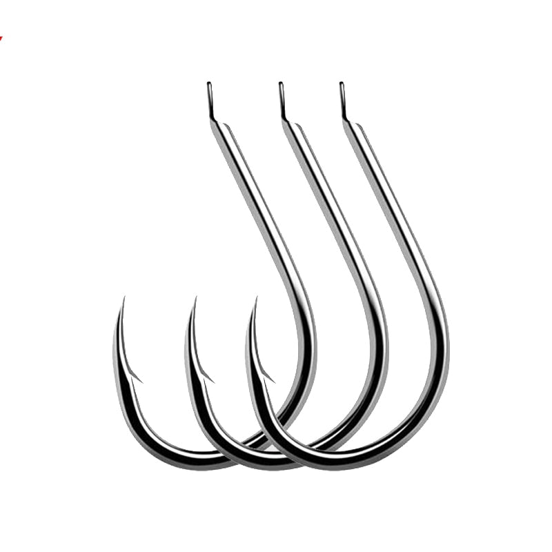 100pcs/1box Fishing Hooks Set High Carbon Steel Single Fishhook Fly Fishing Jip Barbed Carp Hooks Sea Tackle Accessories Tool