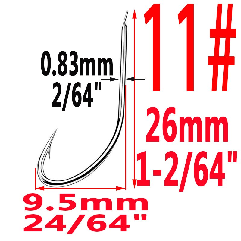 100pcs/lot Iseama Circle Carp Fishing Hook Size 1# To14#  Ring eye Japan Fishhook hooks Fishhook Single Jig Hook Tool Pech