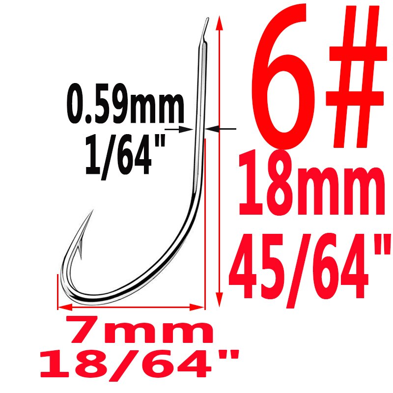 100pcs/lot Iseama Circle Carp Fishing Hook Size 1# To14#  Ring eye Japan Fishhook hooks Fishhook Single Jig Hook Tool Pech