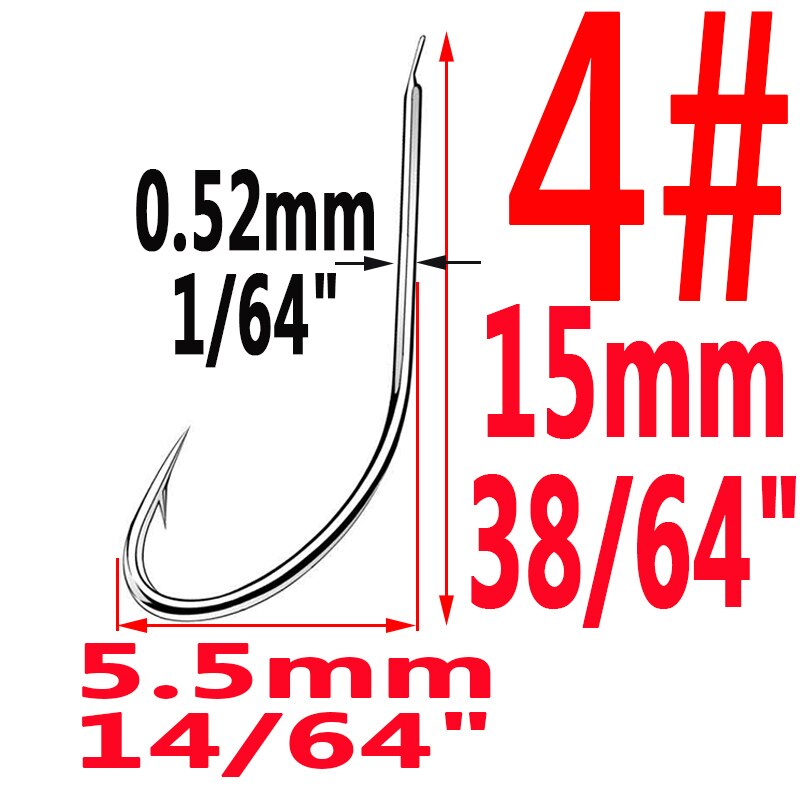 100pcs/lot Iseama Circle Carp Fishing Hook Size 1# To14#  Ring eye Japan Fishhook hooks Fishhook Single Jig Hook Tool Pech