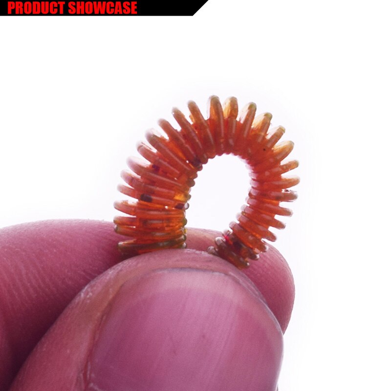 10Pcs/lot Jig Worm Fishing Silicone Soft Lures 60mm 0.6g shrimp odor Additive Artificial Rubber soft Bait Bass pesca Tackle