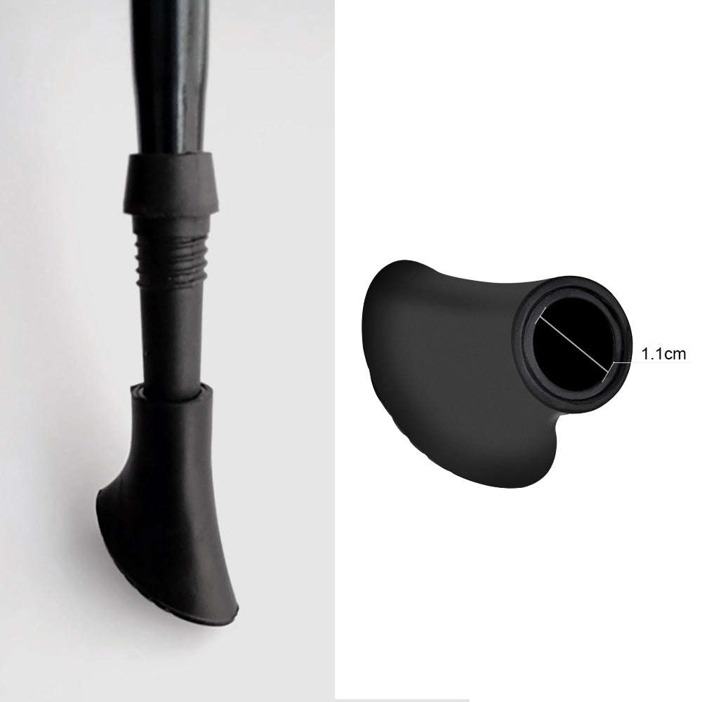 12 pieces/6 pair Nordic Walking Pole Trekking Pole Tip Protectors Rubber Pads Buffer Replacement