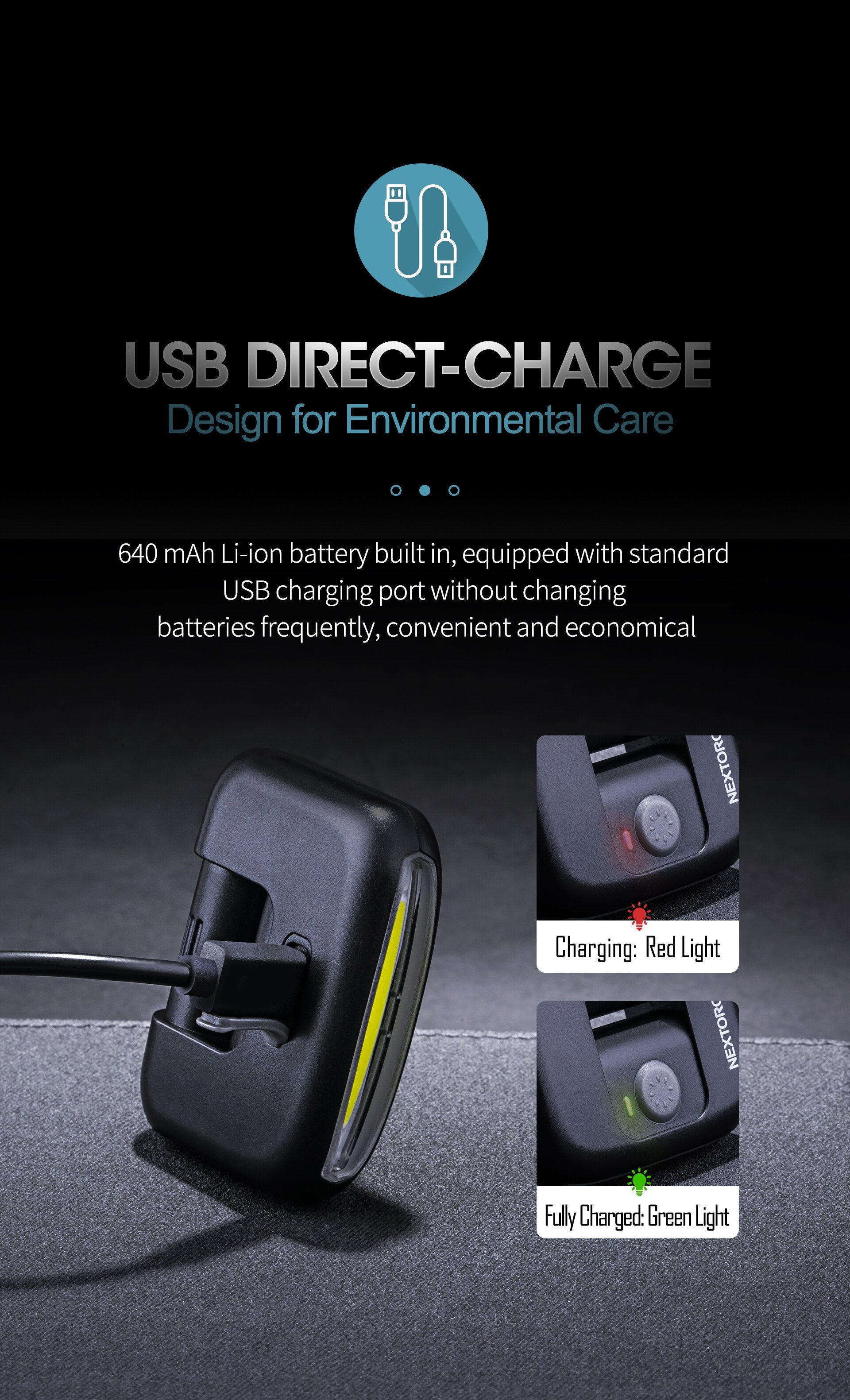 170 Lumens Multifunction LED Light Lightweight Compact USB Rechargeable Torch