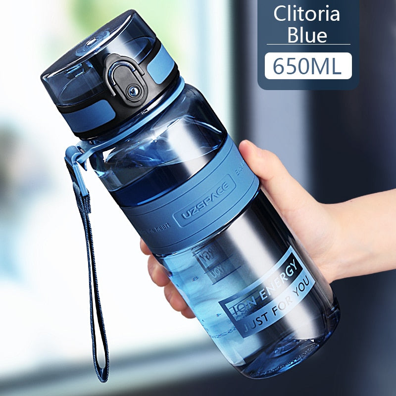 1L 1.5L 2L Sports Water Bottle Large Capacity Fitness Outdoor Eco-Friendly Plastic Portable 500ml