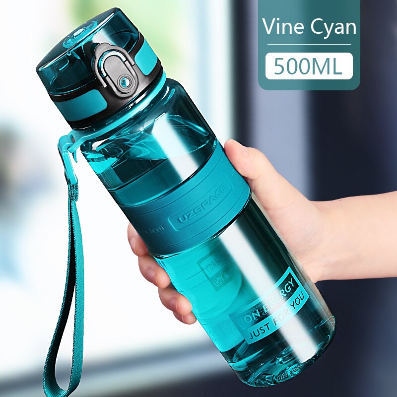 1L 1.5L 2L Sports Water Bottle Large Capacity Fitness Outdoor Eco-Friendly Plastic Portable 500ml
