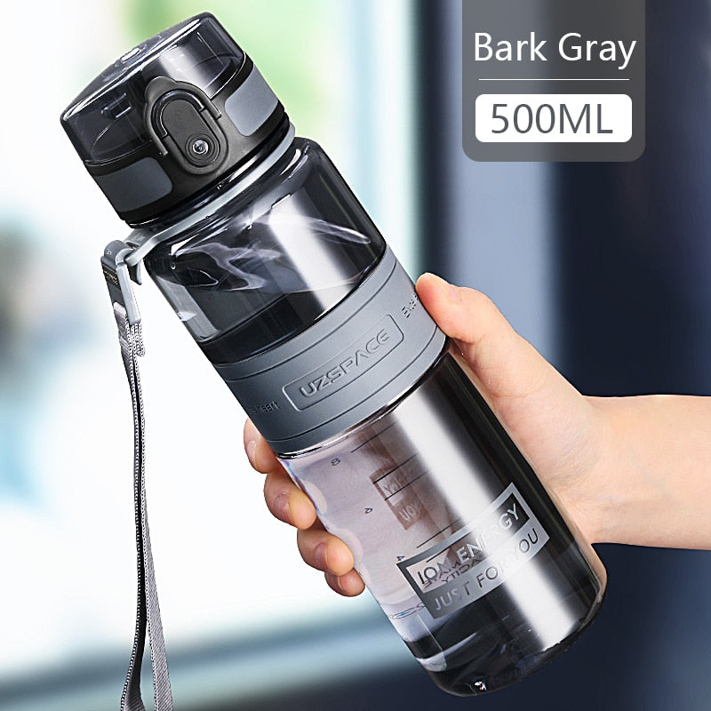 1L 1.5L 2L Sports Water Bottle Large Capacity Fitness Outdoor Eco-Friendly Plastic Portable 500ml