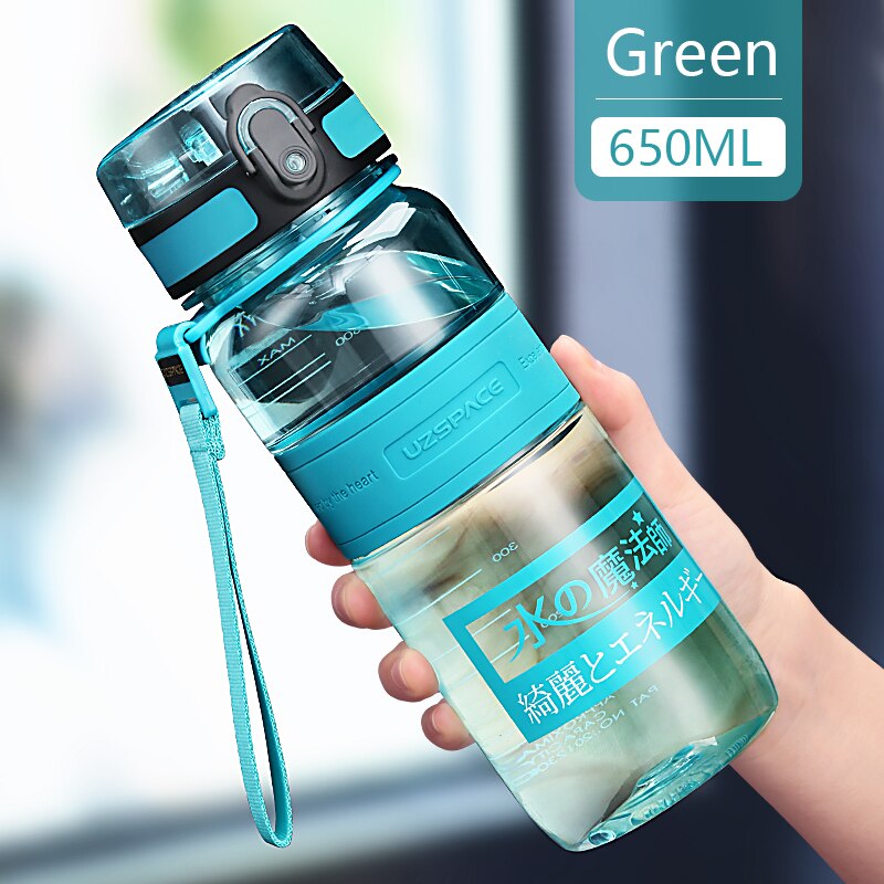 1L 1.5L 2L Sports Water Bottle Large Capacity Fitness Outdoor Eco-Friendly Plastic Portable 500ml