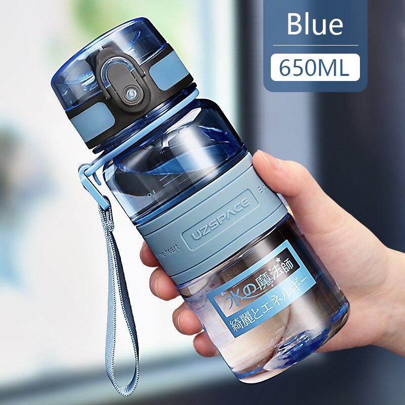 1L 1.5L 2L Sports Water Bottle Large Capacity Fitness Outdoor Eco-Friendly Plastic Portable 500ml