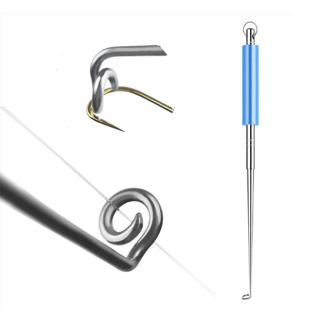 1pc 13cm Fishing Hook Remover Stainless Steel Fishhook Dehooker Hook Detacher Extractor