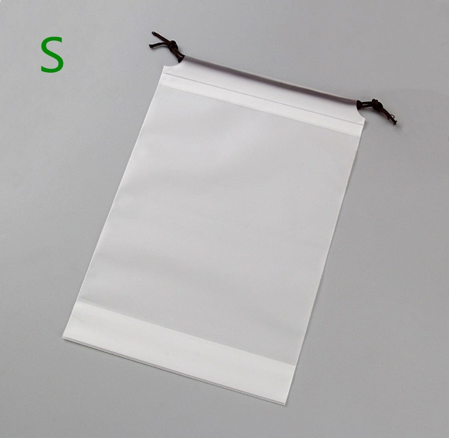 1pc Drawstring Swimming Bags Transparent Clothes Bag Sports Travel Storage Bags 3 Styles