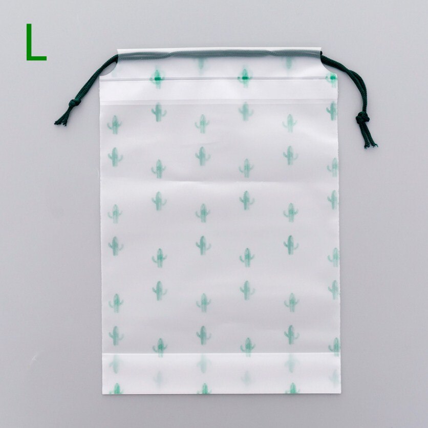 1pc Drawstring Swimming Bags Transparent Clothes Bag Sports Travel Storage Bags 3 Styles