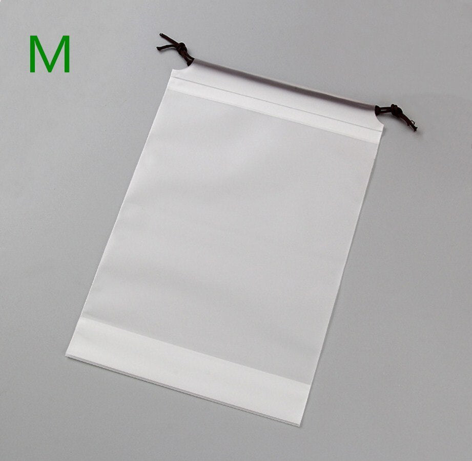 1pc Drawstring Swimming Bags Transparent Clothes Bag Sports Travel Storage Bags 3 Styles