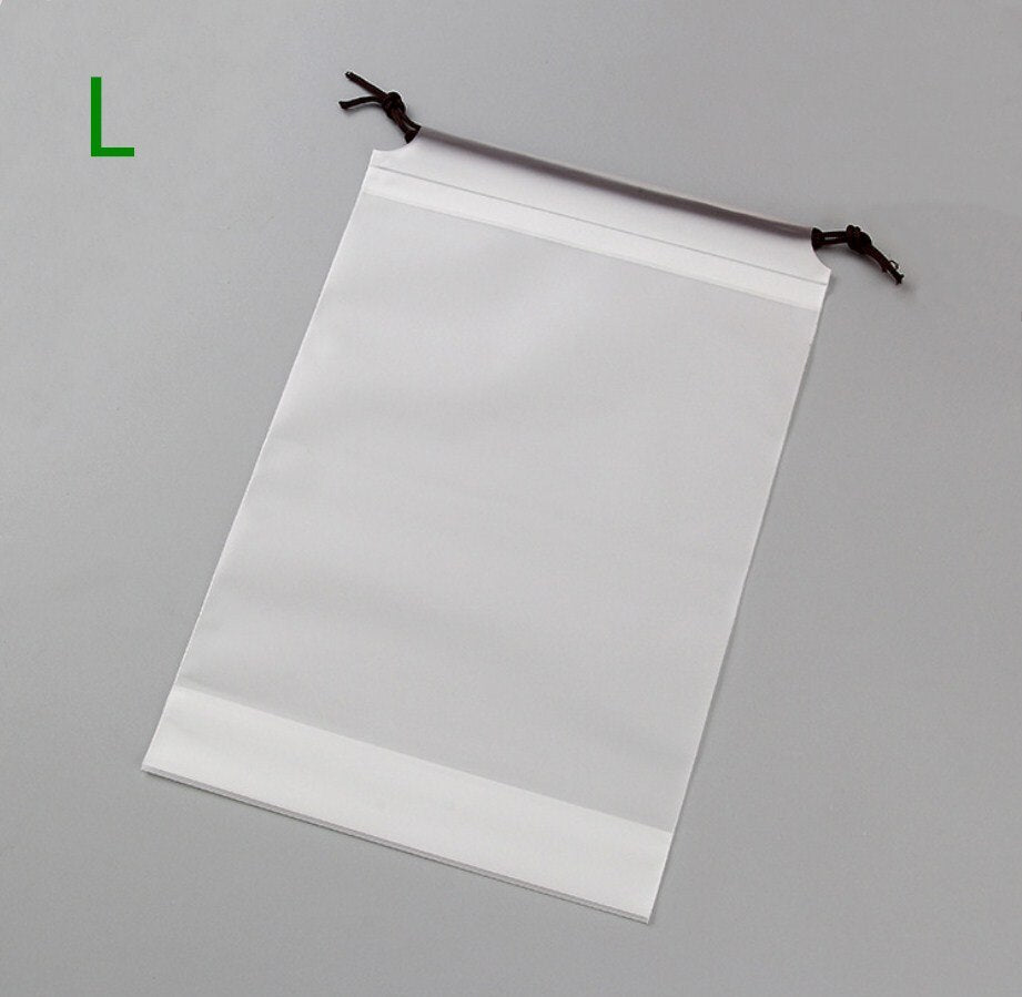 1pc Drawstring Swimming Bags Transparent Clothes Bag Sports Travel Storage Bags 3 Styles