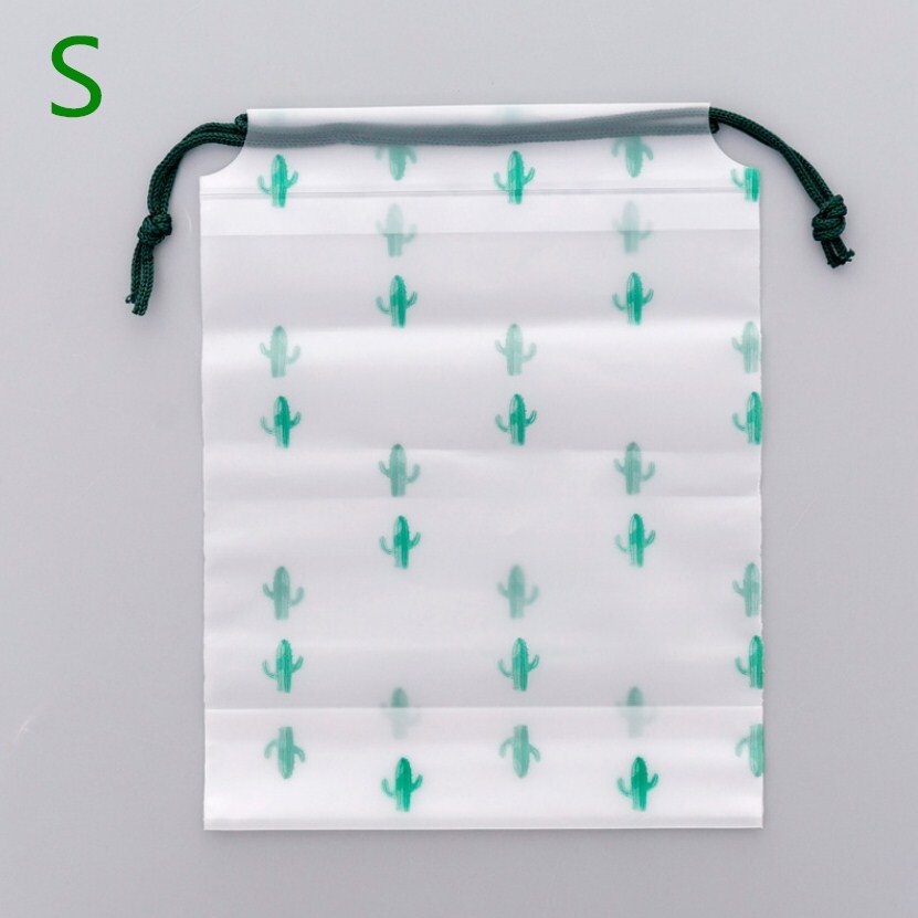 1pc Drawstring Swimming Bags Transparent Clothes Bag Sports Travel Storage Bags 3 Styles