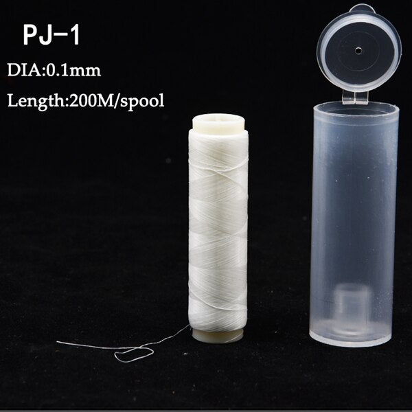 1pc PJ1/2/3/4/5/7 High Tensile Polyester Bait Elastic Thread Spool Sea Fishing Accessories Tackle