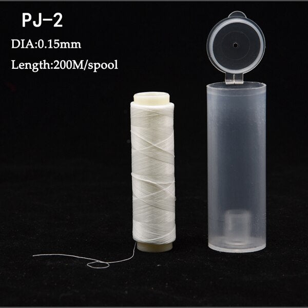 1pc PJ1/2/3/4/5/7 High Tensile Polyester Bait Elastic Thread Spool Sea Fishing Accessories Tackle