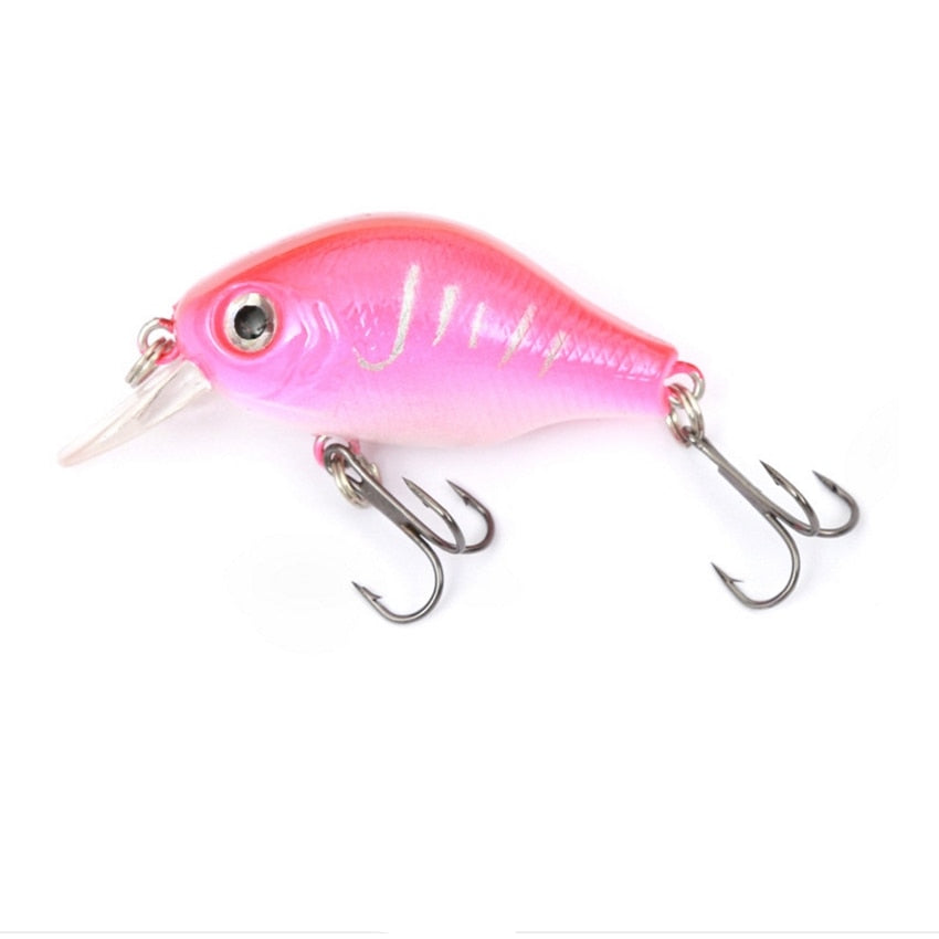 1pcs 52mm 8.5g Crank Fishing Lure Wobbler Floating Artificial plastic Hard Bait Trout Crankbait Bass Pike Japan Fishing Tackle