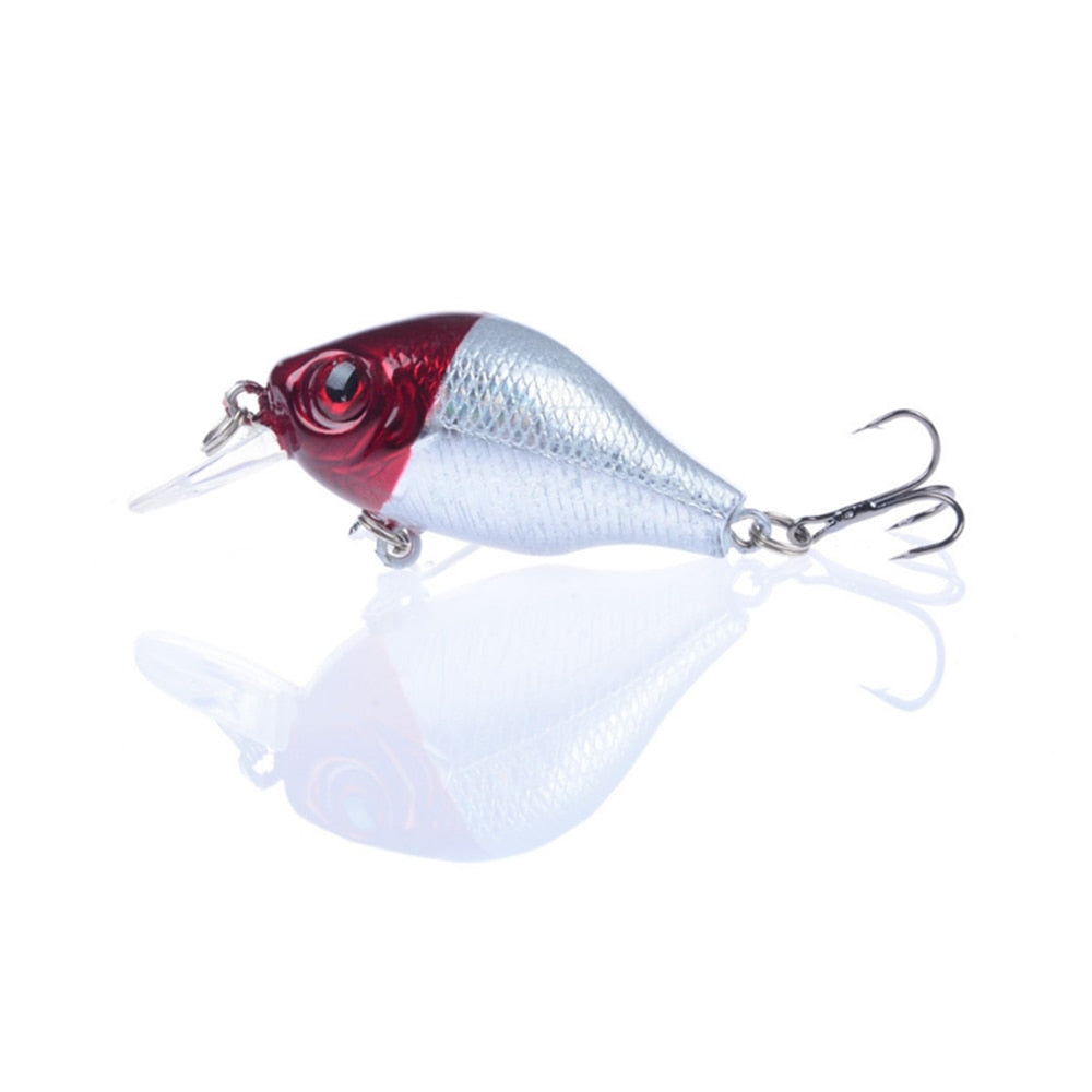 1pcs 52mm 8.5g Crank Fishing Lure Wobbler Floating Artificial plastic Hard Bait Trout Crankbait Bass Pike Japan Fishing Tackle