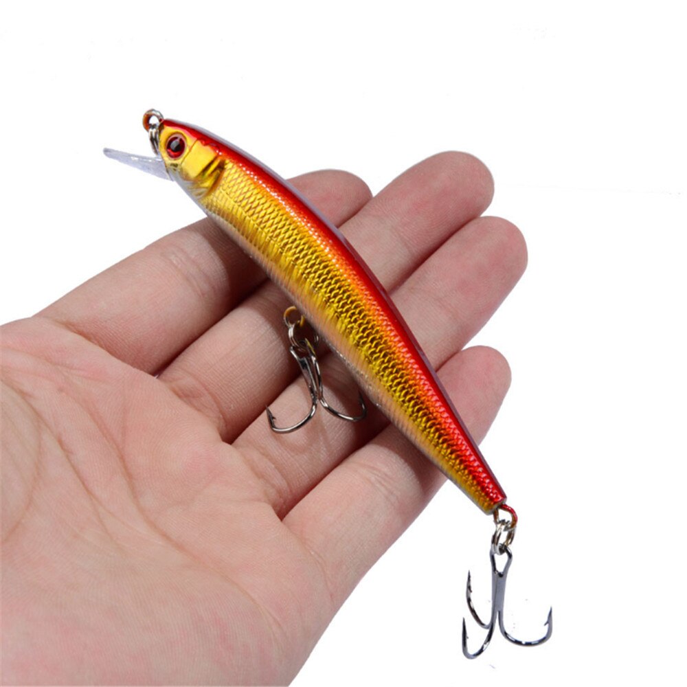 1pcs 8.2g 10cm 10 Colors Hard Bait Minnow Fishing lures Peche Bass Trolling Artificial Hard Bait Crankbait Carp Fishing Tackle
