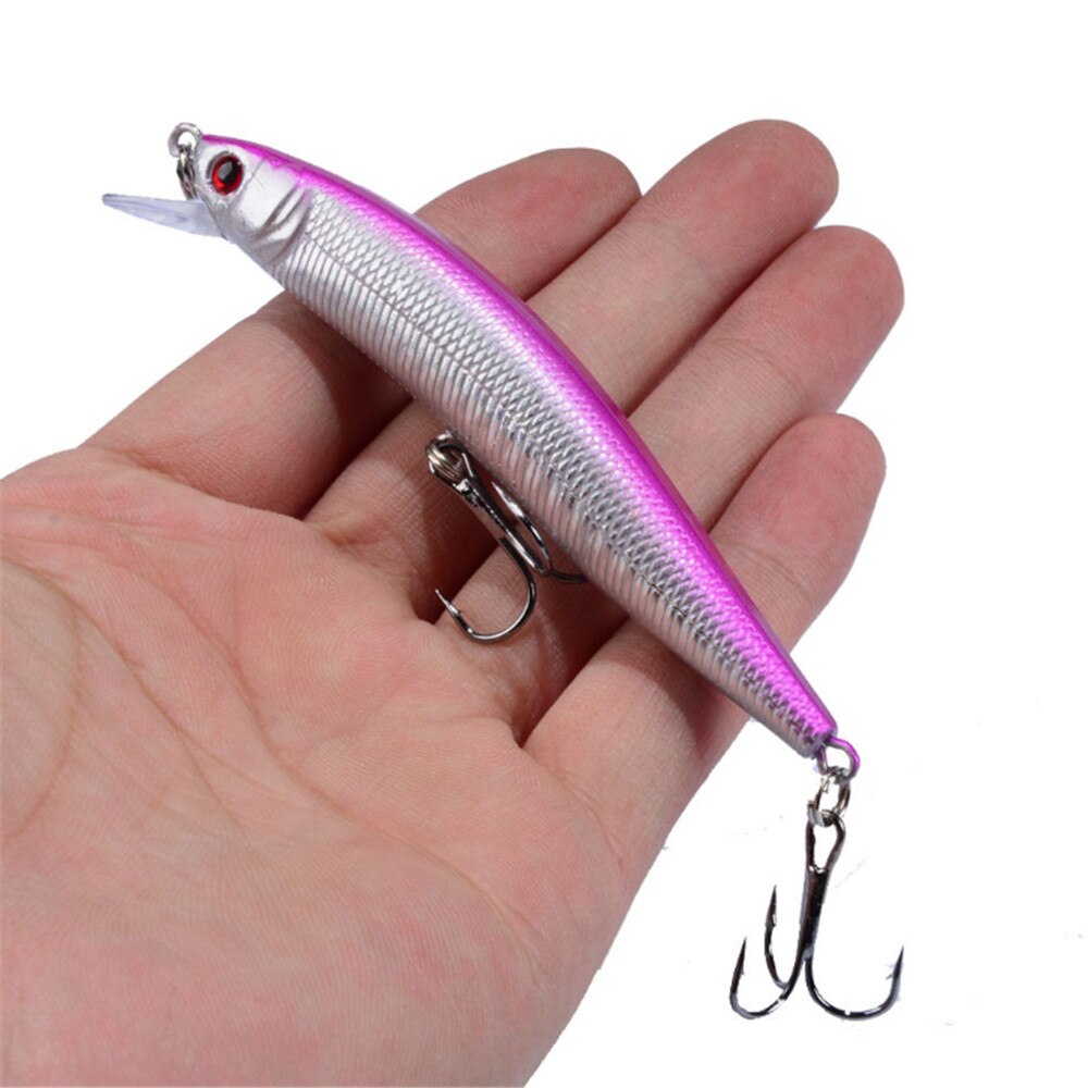 1pcs 8.2g 10cm 10 Colors Hard Bait Minnow Fishing lures Peche Bass Trolling Artificial Hard Bait Crankbait Carp Fishing Tackle