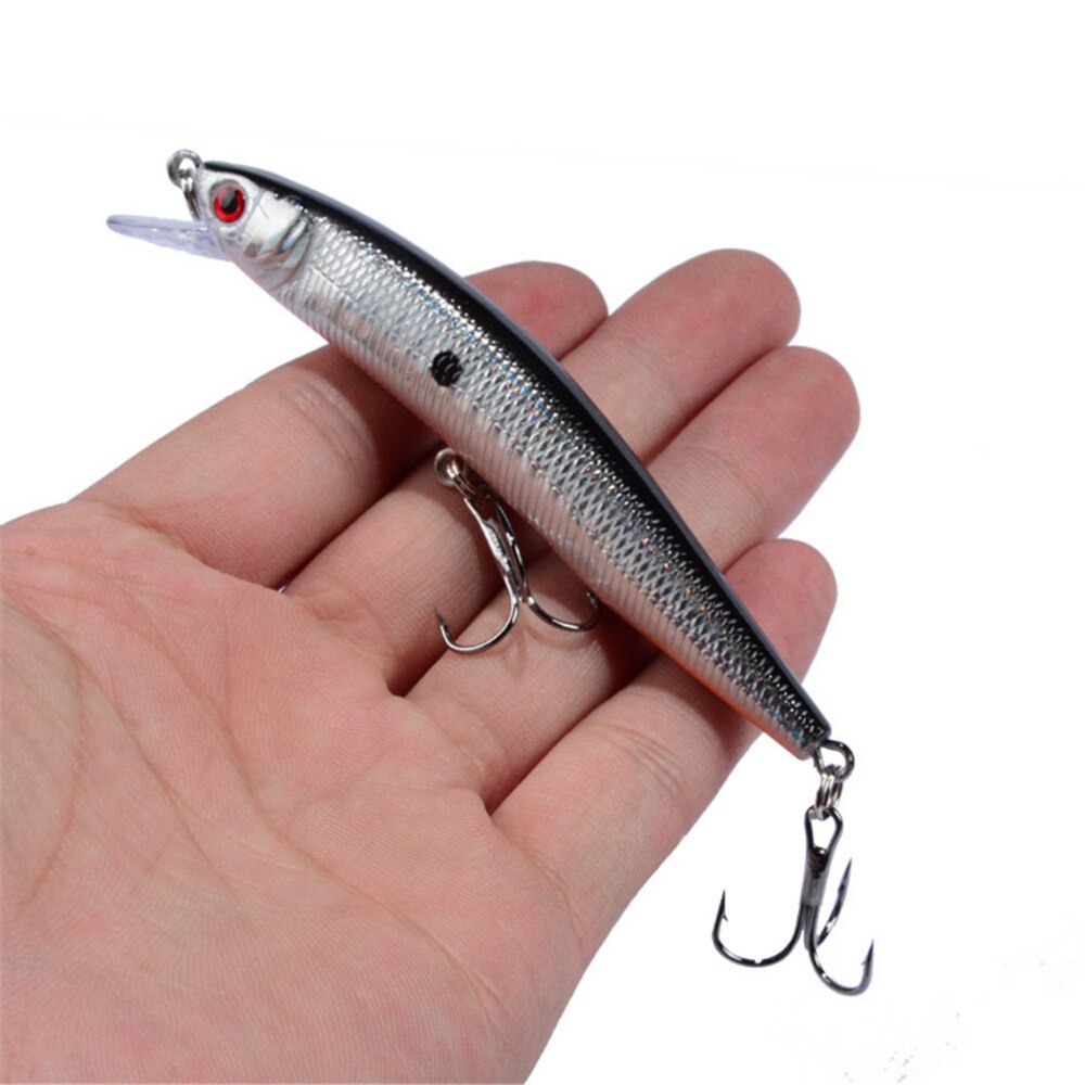 1pcs 8.2g 10cm 10 Colors Hard Bait Minnow Fishing lures Peche Bass Trolling Artificial Hard Bait Crankbait Carp Fishing Tackle