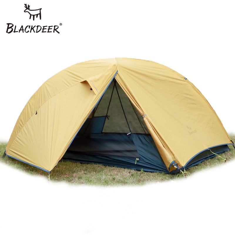 2 Person Upgraded Ultralight Tent 20D Nylon Silicone Coated Fabric Waterproof Tourist Backpacking