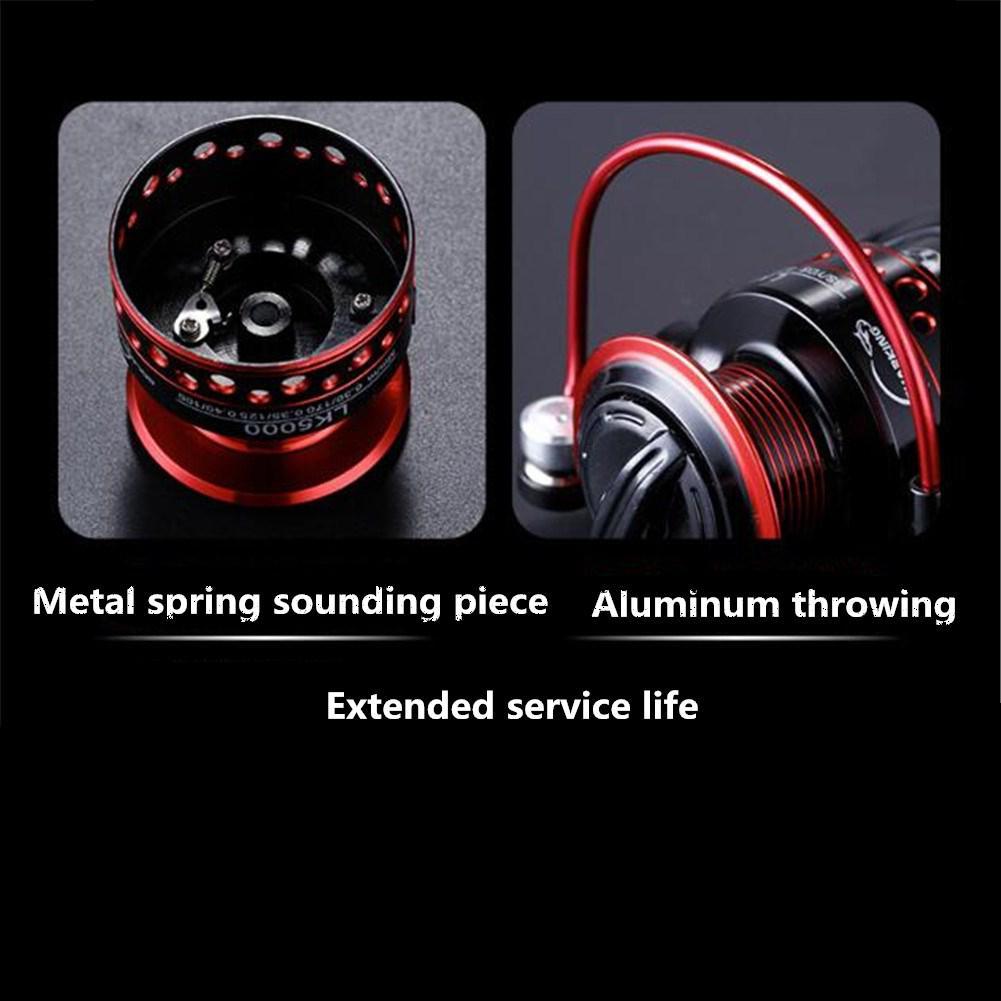 Fishing Spinning Reel Saltwater Fishing Reel Carp Fishing Reels 6000 4.7:1 13 BB Rock Fishing Reel Spinning Reels Wheel