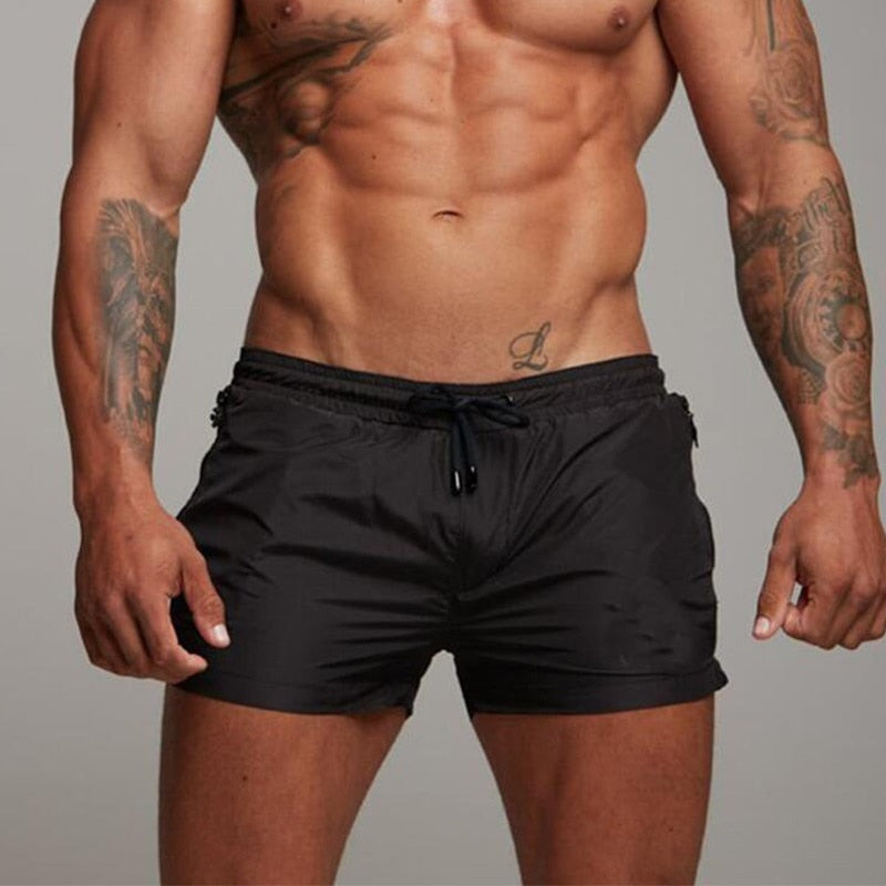 Man Casual Shorts New Gyms Fitness Bodybuilding Shorts Mens Summer Casual Cool Short Pants Male