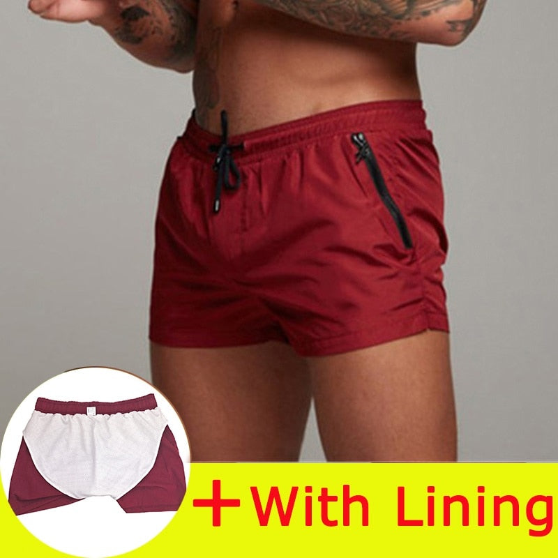Man Casual Shorts New Gyms Fitness Bodybuilding Shorts Mens Summer Casual Cool Short Pants Male