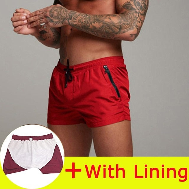 Man Casual Shorts New Gyms Fitness Bodybuilding Shorts Mens Summer Casual Cool Short Pants Male