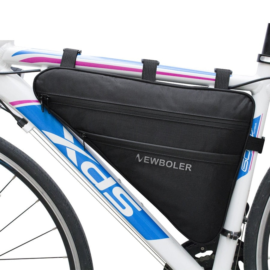 Large Bicycle Triangle Bag Bike Frame Front Tube Bag Waterproof Cycling Bag Pannier Ebike Tool Bag