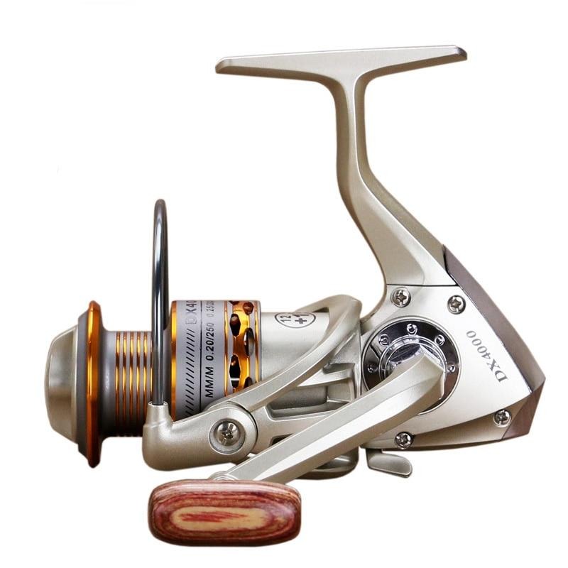 Fishing coil Wooden handshake 12+ 1BB Spinning Fishing Reel Professional Metal Left/Right Hand  Fishing Reel Wheels