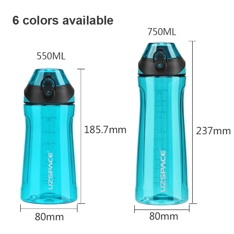 Sports Water Bottles Portable Leakproof shaker Outdoor Travel Mug Student Handy Cup Summer