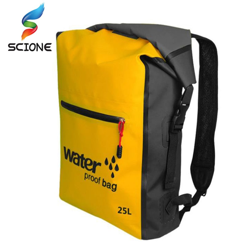25L Outdoor Waterproof Swimming Bag Backpack Bucket Dry Sack Storage Bag Rafting Sports Kayaking