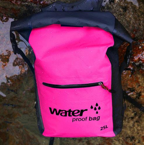 25L Outdoor Waterproof Swimming Bag Backpack Bucket Dry Sack Storage Bag Rafting Sports Kayaking