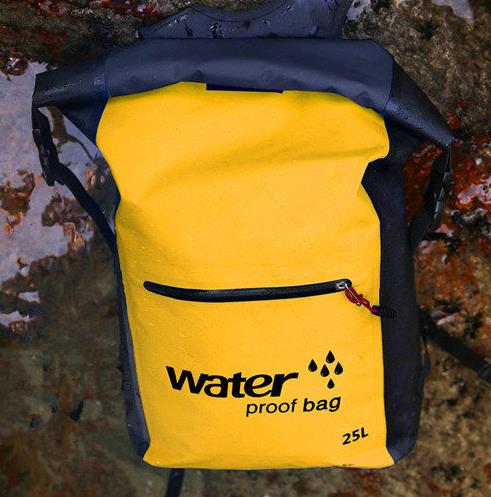 25L Outdoor Waterproof Swimming Bag Backpack Bucket Dry Sack Storage Bag Rafting Sports Kayaking