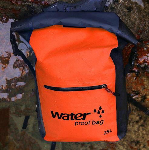 25L Outdoor Waterproof Swimming Bag Backpack Bucket Dry Sack Storage Bag Rafting Sports Kayaking