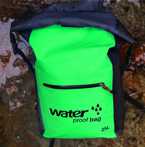 25L Outdoor Waterproof Swimming Bag Backpack Bucket Dry Sack Storage Bag Rafting Sports Kayaking