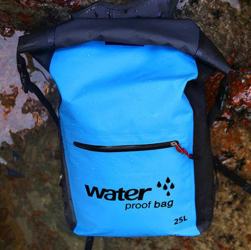 25L Outdoor Waterproof Swimming Bag Backpack Bucket Dry Sack Storage Bag Rafting Sports Kayaking