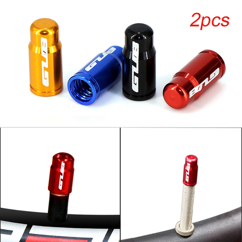 2pcs Aluminum Bicycle Tire Valve Cap Ultralight Mountain Road Bike Tyre Cap Schrader/Presta Tire