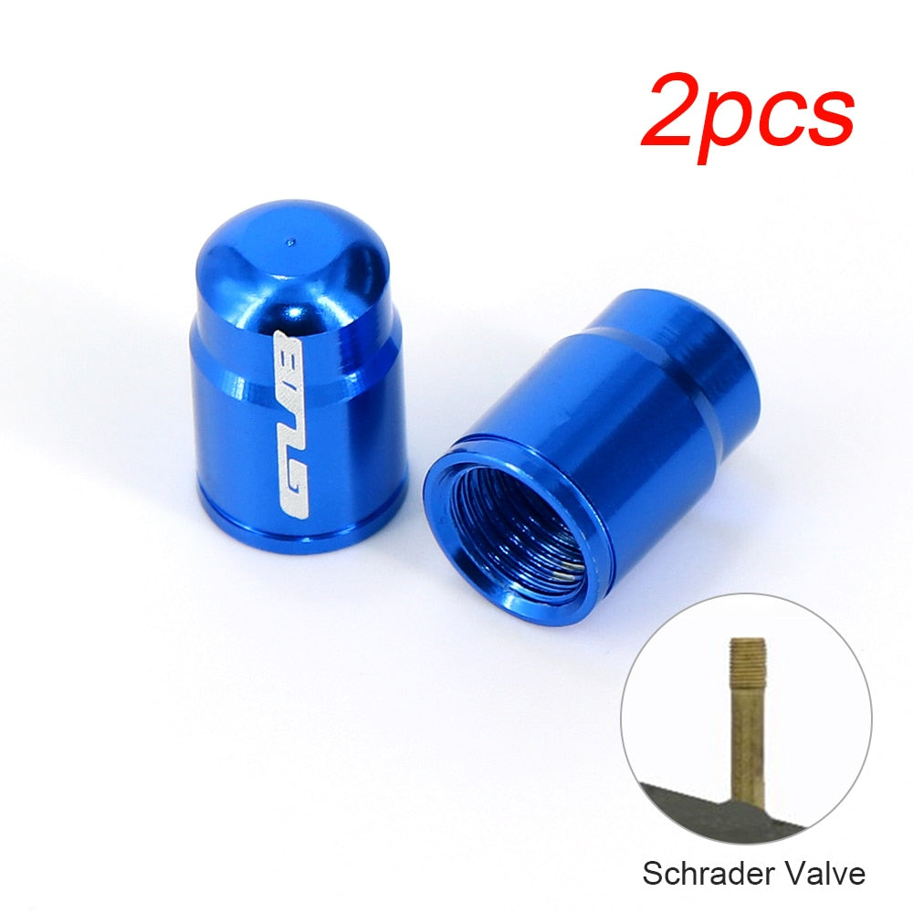 2pcs Aluminum Bicycle Tire Valve Cap Ultralight Mountain Road Bike Tyre Cap Schrader/Presta Tire
