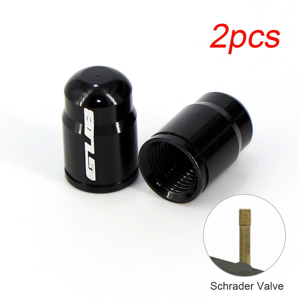 2pcs Aluminum Bicycle Tire Valve Cap Ultralight Mountain Road Bike Tyre Cap Schrader/Presta Tire