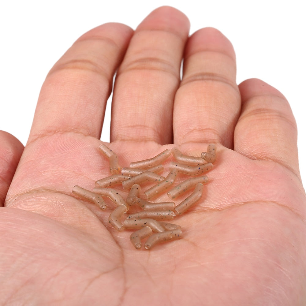 30 / 50 / 100 PCS Fishing Line Aligner Anti-tangle Hook Sleeves Bent Hook Aligner Carp Fishing Tackle Boxes Tools
