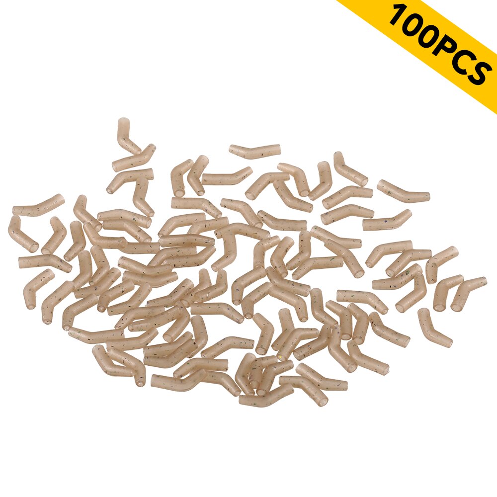 30 / 50 / 100 PCS Fishing Line Aligner Anti-tangle Hook Sleeves Bent Hook Aligner Carp Fishing Tackle Boxes Tools