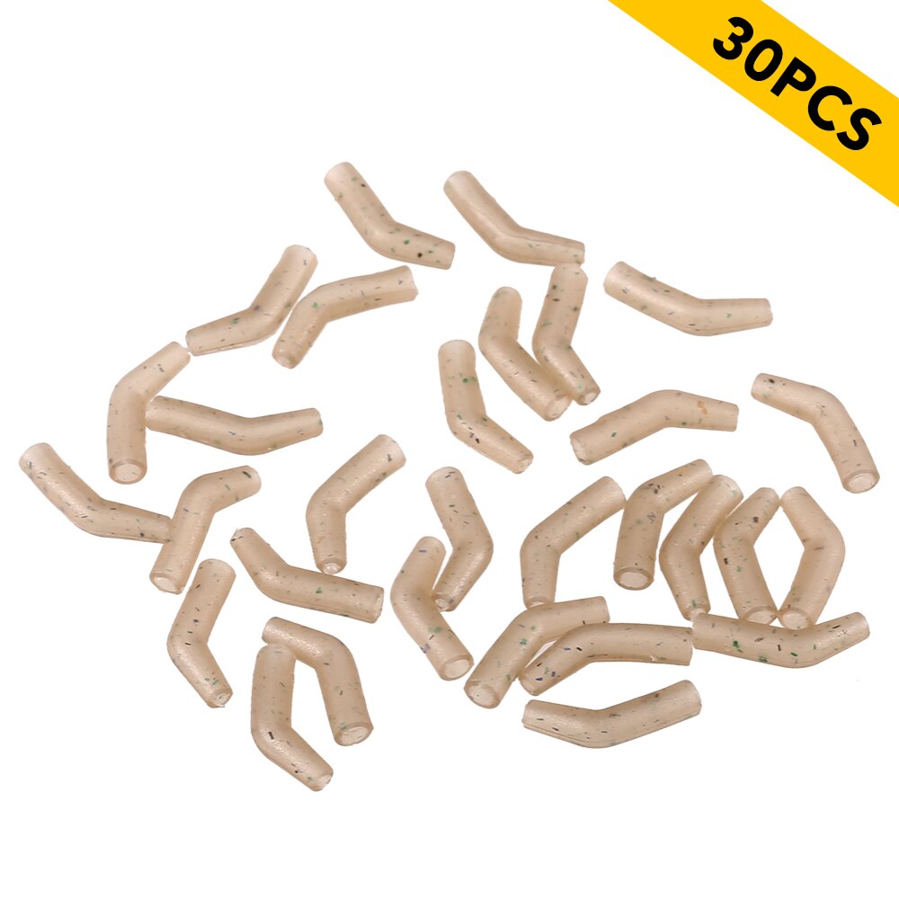 30 / 50 / 100 PCS Fishing Line Aligner Anti-tangle Hook Sleeves Bent Hook Aligner Carp Fishing Tackle Boxes Tools
