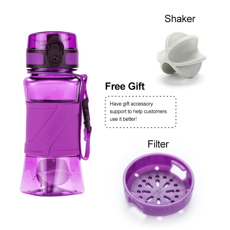 350ml Water Bottles BPA Free Protein Shaker Child Portable Leakproof Sports Drinkware