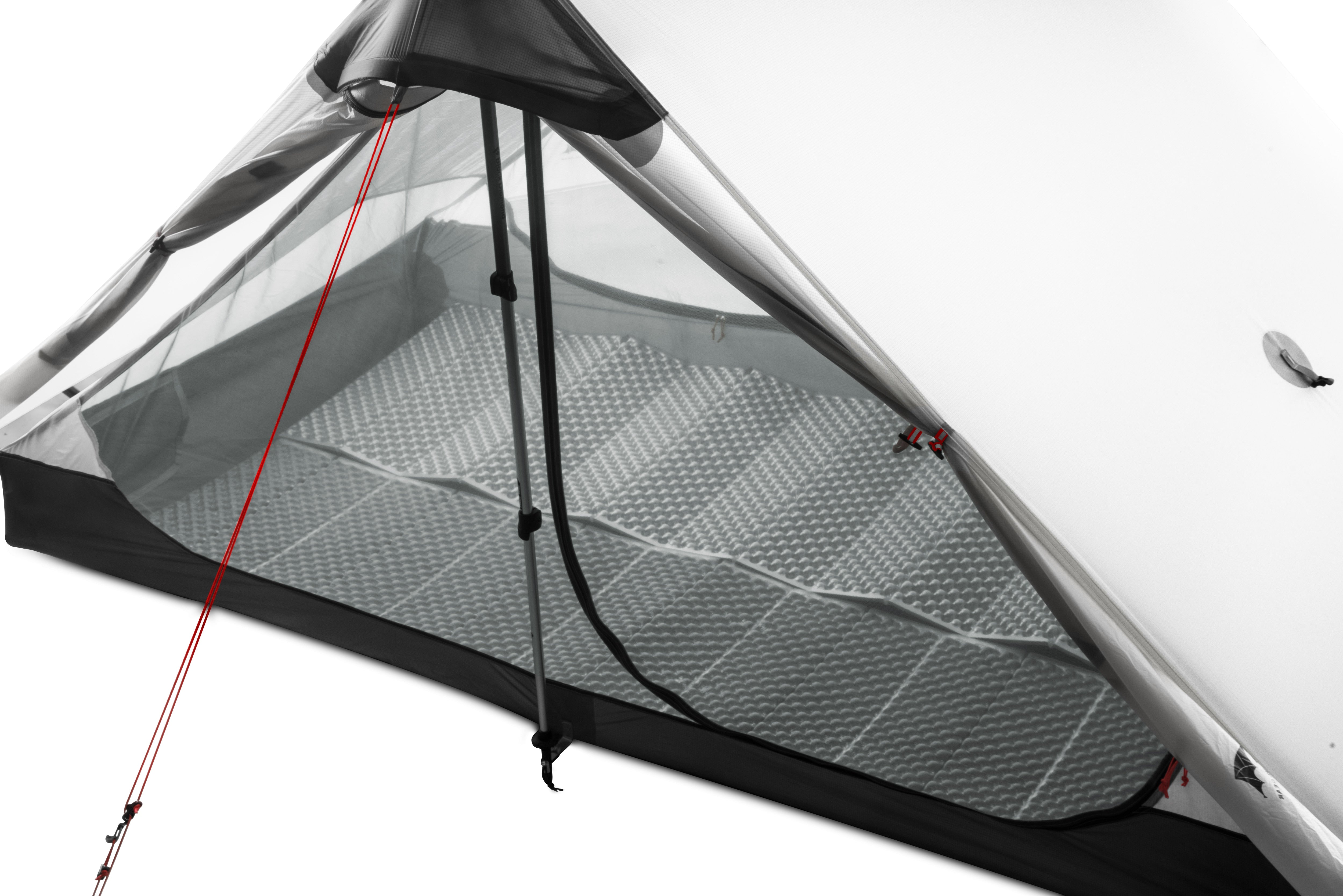 Lanshan 2 Rodless Tent 2 Person 15D Silnylon Tent Oudoor Ultralight Camping Tent 3 4 Season