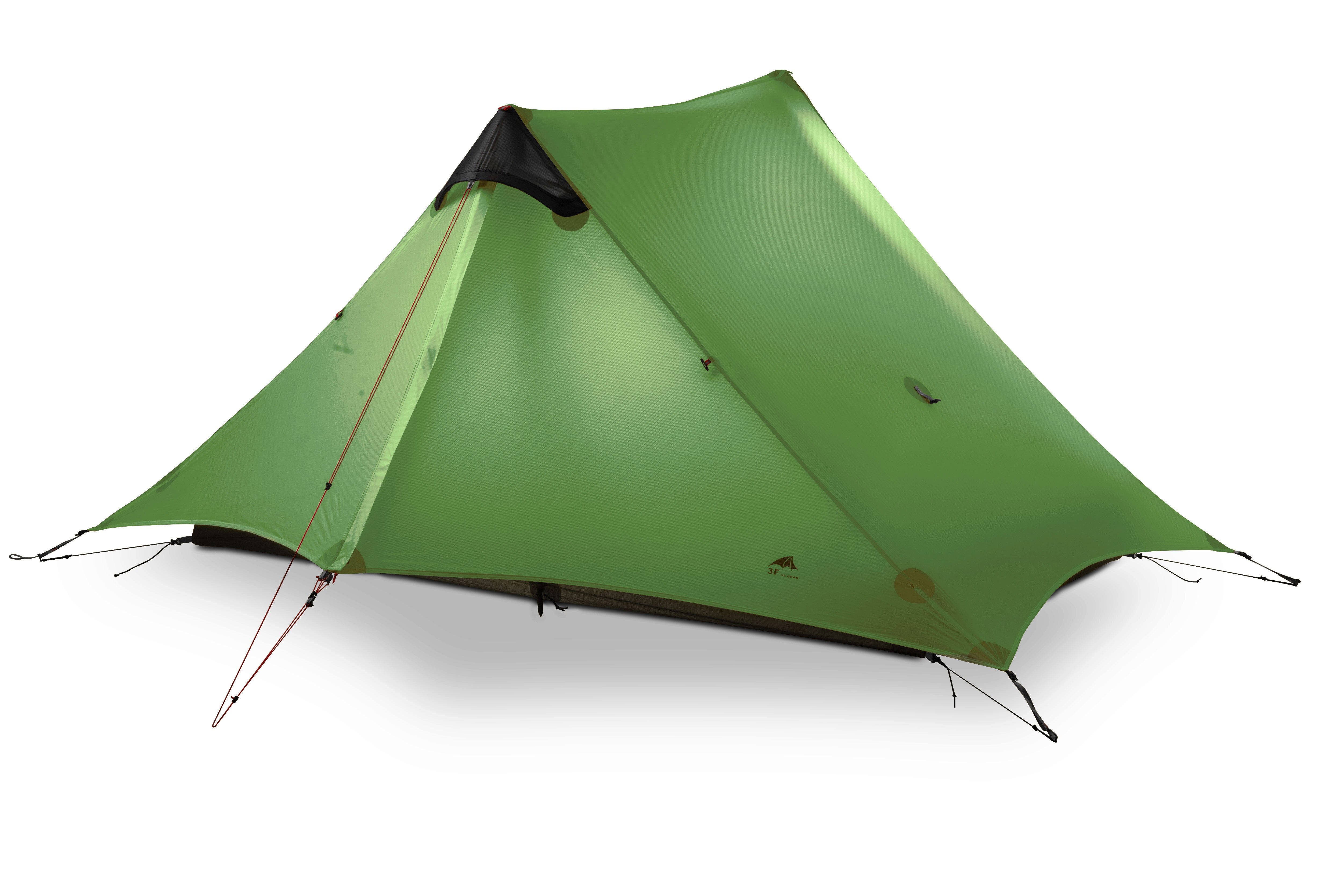 Lanshan 2 Rodless Tent 2 Person 15D Silnylon Tent Oudoor Ultralight Camping Tent 3 4 Season