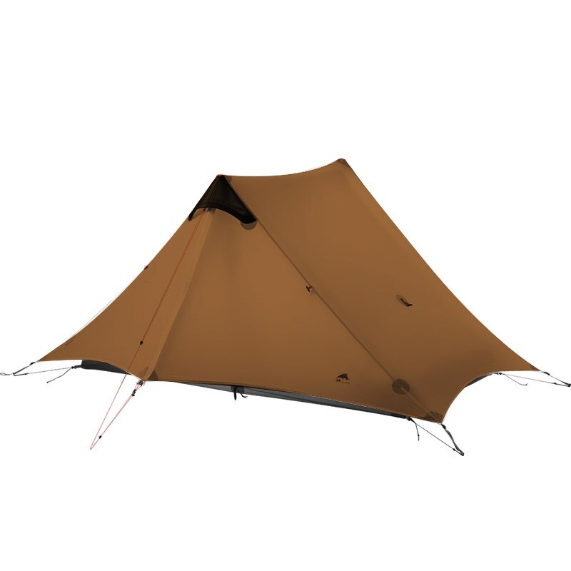 Lanshan 2 Rodless Tent 2 Person 15D Silnylon Tent Oudoor Ultralight Camping Tent 3 4 Season