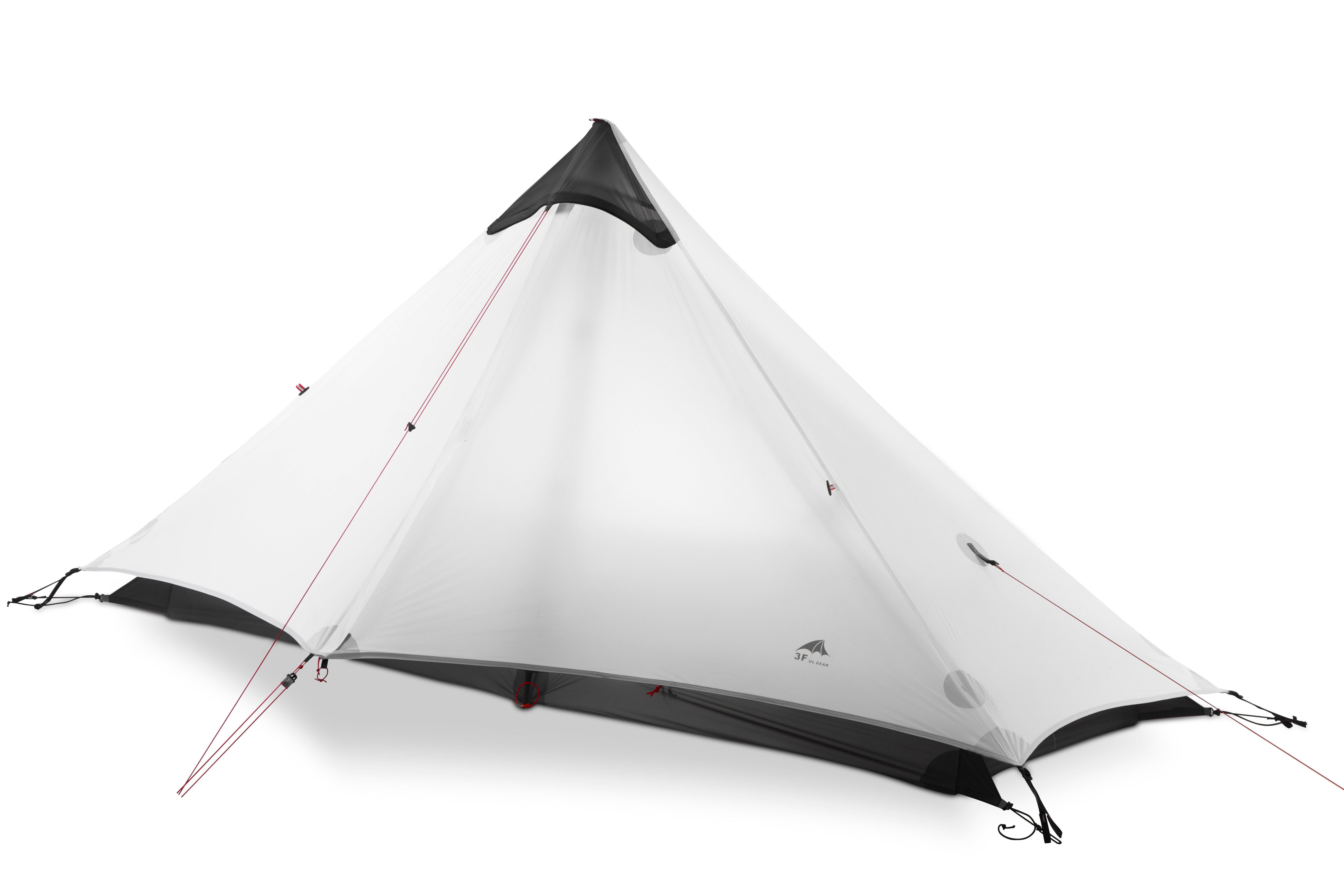 Lanshan 2 Rodless Tent 2 Person 15D Silnylon Tent Oudoor Ultralight Camping Tent 3 4 Season